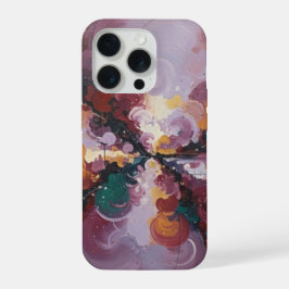 Radiant Whirl - Abstract Color Burst Iphone Case 15 Pro Hülle