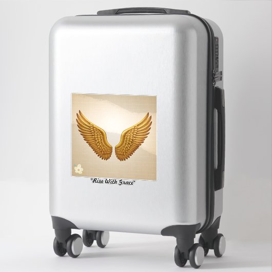 "Radiant Wings" Aufkleber (Koffer)