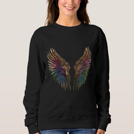Radiant Wings Hoodie: Tragen Sie Ihre Freiheit Sweatshirt (Vorderseite)