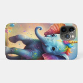 Radiant Wonders: Der Rainbow Baby Unicorn Elephant Case-Mate iPhone Hülle (Rückseite (Horizontal))