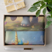 Radiant Wonders: Der Rainbow Baby Unicorn Elephant Seidenpapier (Geschenk)
