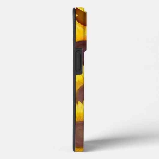 Radiante Blüten: Personalisiert Gelbe Sonnenblume Case-Mate iPhone Hülle (Rückseite / Rechts)