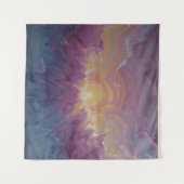 RadiantSunRise Wandteppich (Vorderseite (Horizontal))