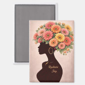 Radiate Joy Inspirational Magnet  (Vorderseite/Rückseite)