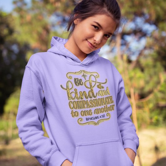 Radiate Liebe und Güte sein nett ... Hoodie