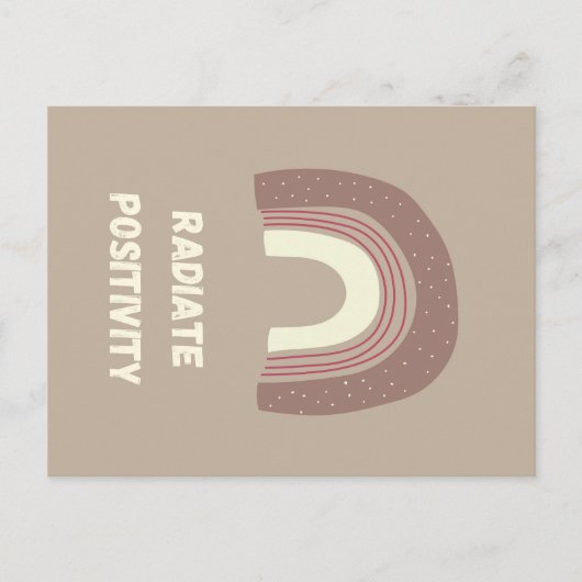 Radiate Positivity Postkarte (Vorderseite)