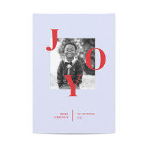 Radiating Joy Holiday Photo Card