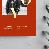 Radiating Joy Holiday Photo Folien Feiertagskarte