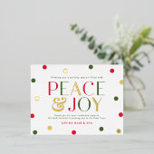 Radiation Season FOIL Business Holiday Postcard Folie Einladungspostkarte (Stehend vorne)