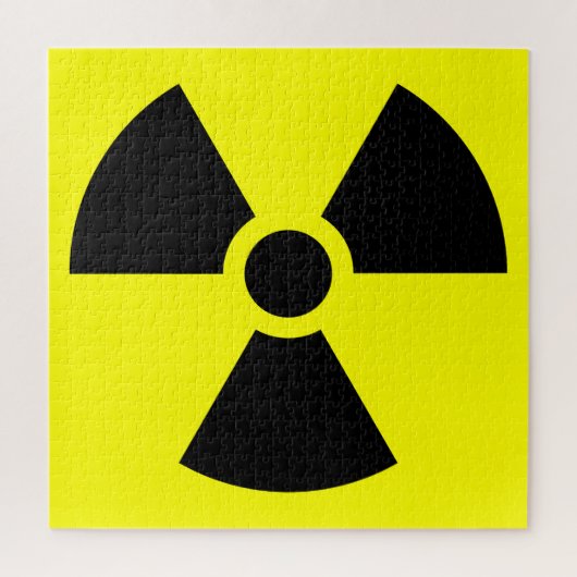 Radiation Sign Jigsaw Puzzle (Vertikal)