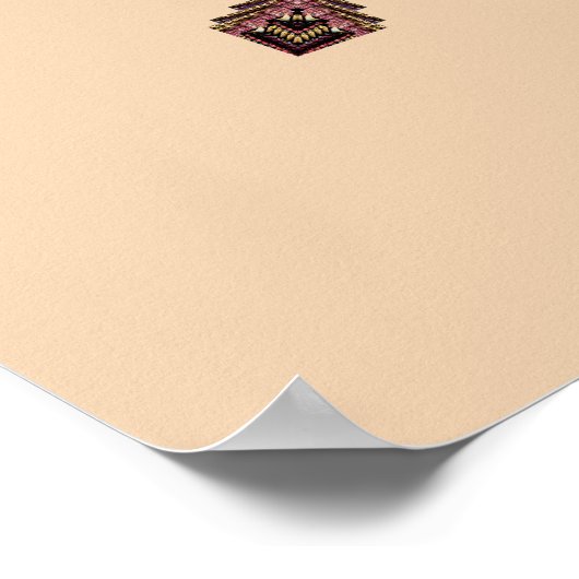 Radiation Weave Mandala Poster (Ecke)