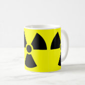 Radiation White Coffee Tasse (VorderseiteRechts)