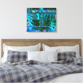 Radical Art 11 Wrapped Canvas Leinwanddruck (Insitu (Schlafzimmer))