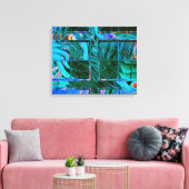 Radical Art 11 Wrapped Canvas Leinwanddruck (Insitu (Wohnzimmer))