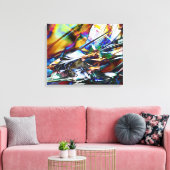 Radical Art 26 Wrapped Canvas Leinwanddruck (Insitu (Wohnzimmer))