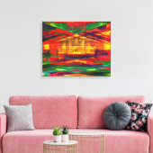 Radical Art 27 Wrapped Canvas Leinwanddruck (Insitu (Wohnzimmer))