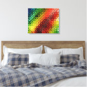 Radical Art 29 Wrapped Canvas Leinwanddruck (Insitu (Schlafzimmer))