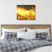 Radical Art 32 Wrapped Canvas Leinwanddruck (Insitu (Schlafzimmer))