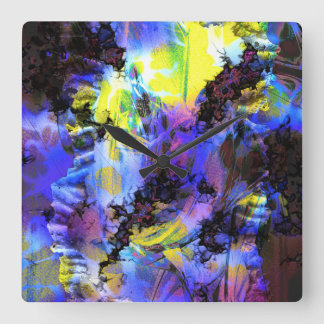 Radical Art 3 Wall Clock Quadratische Wanduhr