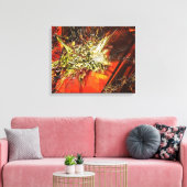 Radical Art 40 Wrapped Canvas Leinwanddruck (Insitu (Wohnzimmer))