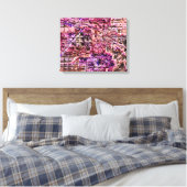 Radical Art 42 Wrapped Canvas Leinwanddruck (Insitu (Schlafzimmer))