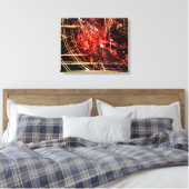 Radical Art 44 Wrapped Canvas Leinwanddruck (Insitu (Schlafzimmer))