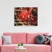 Radical Art 44 Wrapped Canvas Leinwanddruck (Insitu (Wohnzimmer))