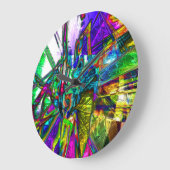 Radical Art 45 Wall Clock Große Wanduhr (Winkel)