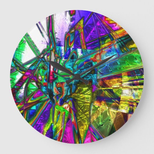 Radical Art 45 Wall Clock Große Wanduhr (Vorderseite)