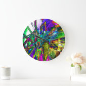 Radical Art 45 Wall Clock Große Wanduhr (Zuhause)