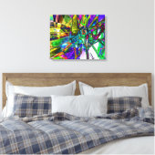 Radical Art 45 Wrapped Canvas Leinwanddruck (Insitu (Schlafzimmer))