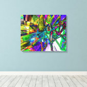 Radical Art 45 Wrapped Canvas Leinwanddruck (Insitu (Holzboden))