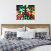Radical Art 46 Wrapped Canvas Leinwanddruck (Insitu (Schlafzimmer))