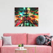 Radical Art 46 Wrapped Canvas Leinwanddruck (Insitu (Wohnzimmer))