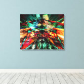 Radical Art 46 Wrapped Canvas Leinwanddruck (Insitu (Holzboden))