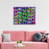Radical Art 47 Wrapped Canvas Leinwanddruck (Insitu (Wohnzimmer))