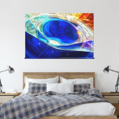 Radical Art 49 Wrapped Canvas Leinwanddruck (Insitu (Schlafzimmer))
