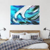 Radical Art 53 Wrapped Canvas Leinwanddruck (Insitu (Schlafzimmer))