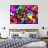 Radical Art 59 Wrapped Canvas Leinwanddruck (Insitu (Schlafzimmer))
