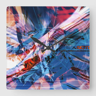 Radical Art 8 Wall Clock Quadratische Wanduhr