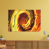 Radical Art 9A Wrapped Canvas Leinwanddruck (Insitu (Wohnzimmer))