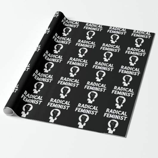 Radical Feminist Geschenkpapier (Ungerollt)