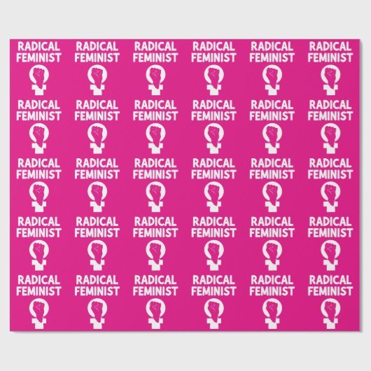 Radical Feminist Geschenkpapier (Flach)