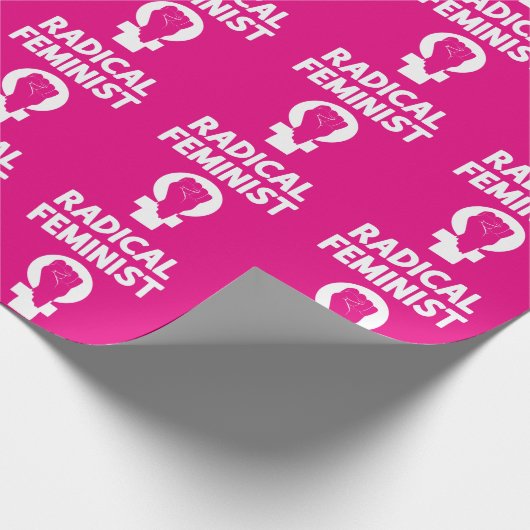 Radical Feminist Geschenkpapier (Ecke)