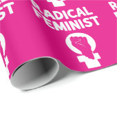 Radical Feminist Geschenkpapier (Rolleneckpunkt)