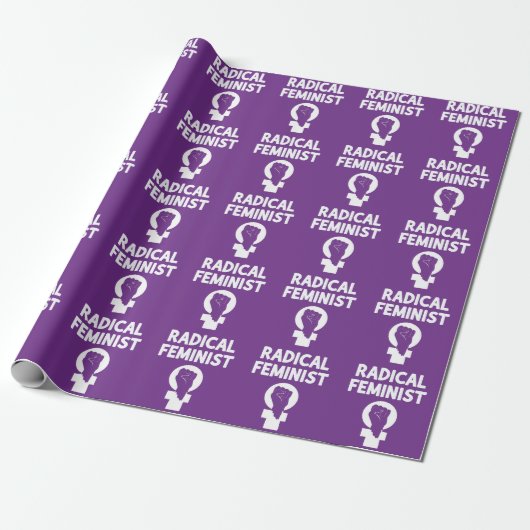 Radical Feminist Geschenkpapier (Ungerollt)
