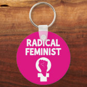 Radical Feminist Schlüsselanhänger (Rückseite)