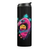 Radical Flamingo | IMITATE GLITZER Thermosbecher (Nach links gedreht)