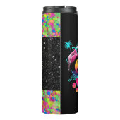 Radical Flamingo | IMITATE GLITZER Thermosbecher (Rückseite)