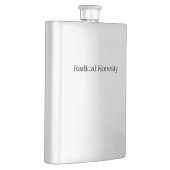 Radical Honesty Edelstahlflasche Flachmann (Rechts)
